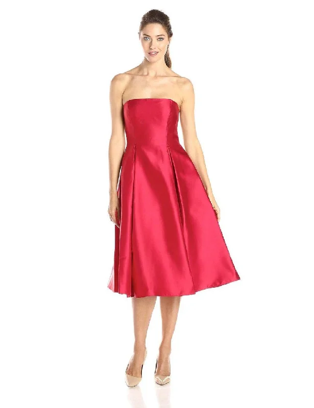 Adrianna Papell - Strapless Tea Length Dress 41912150 Summer unclassified dresses