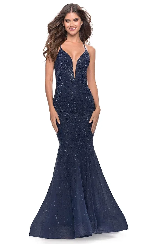 La Femme 31119 - Plunging Mermaid Prom Dress Petite unclassified dresses