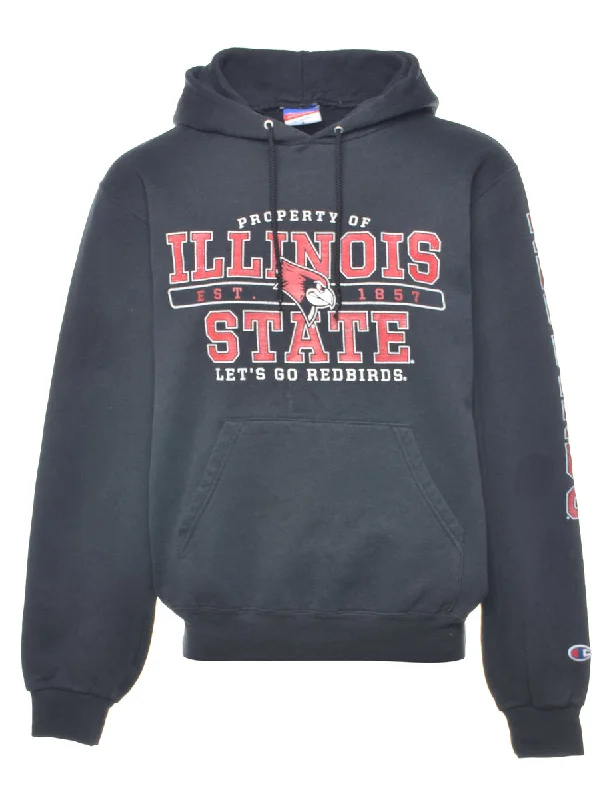 Champion Illinois State Printed Hoodie - S