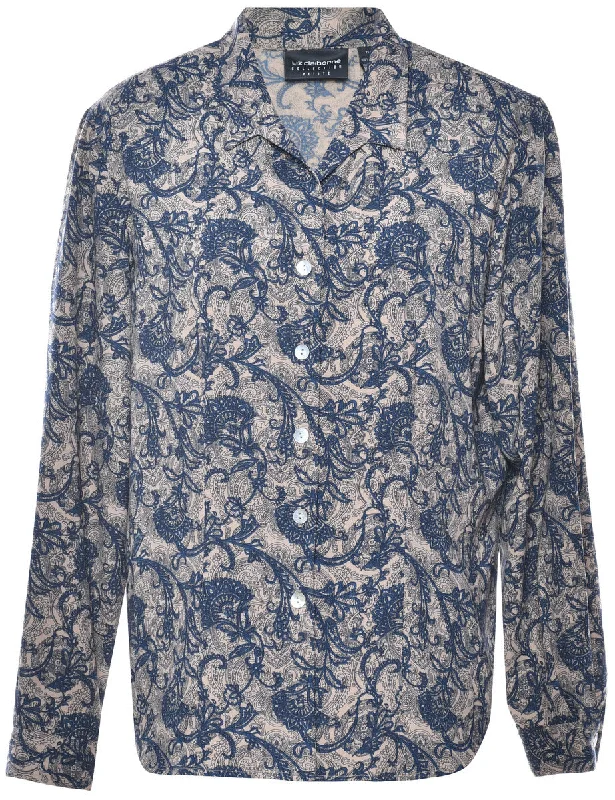 Floral Blouse - L