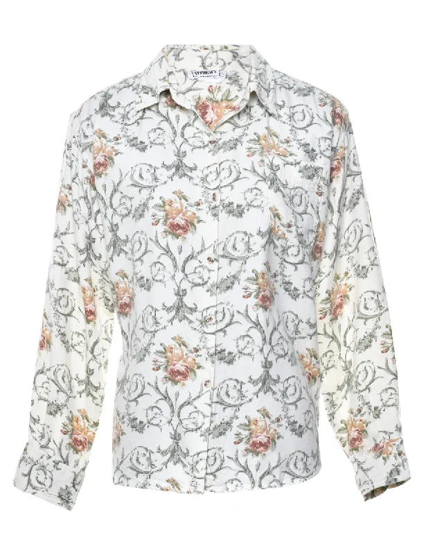 Floral Shirt - L