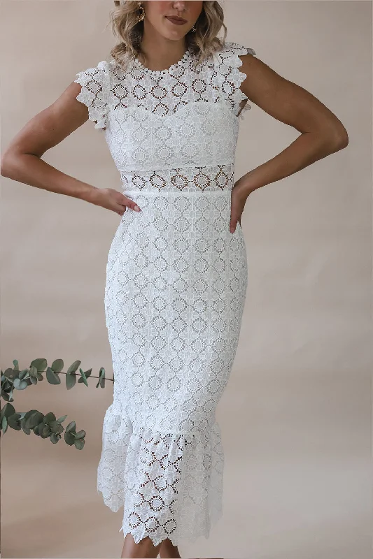 Isla Eyelet Lace Dress