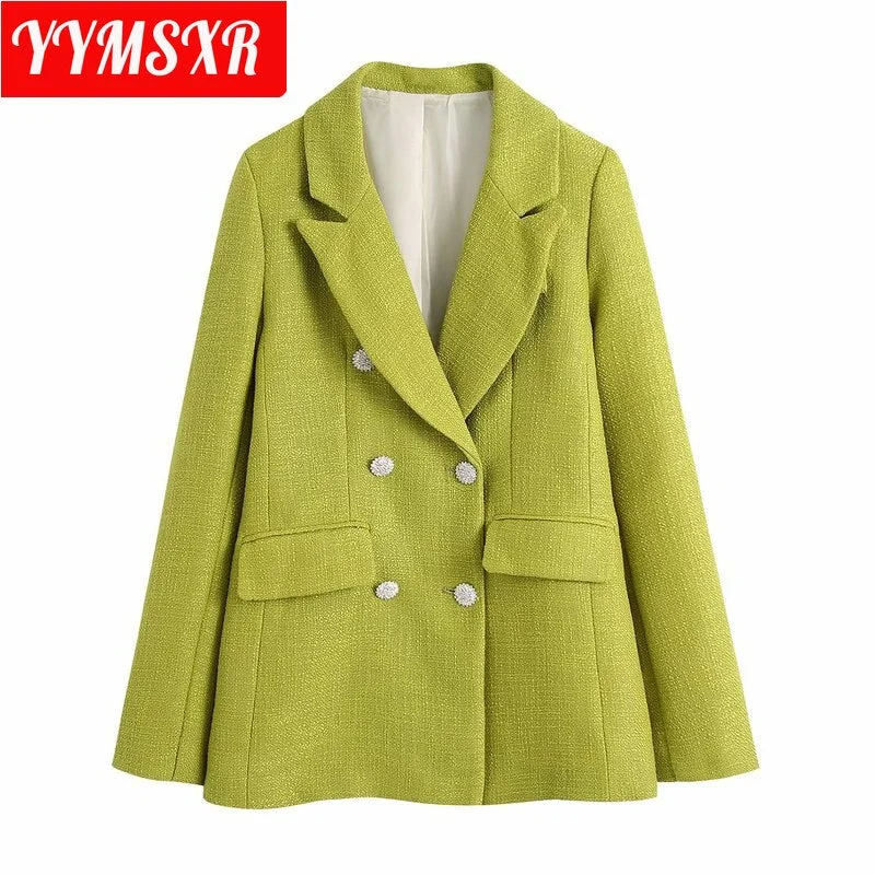 Women's Suit Female Jacket Autumn and Winter 2022 Slim Waist, Elegant and Fashionable Solid Color All-match Casual Top